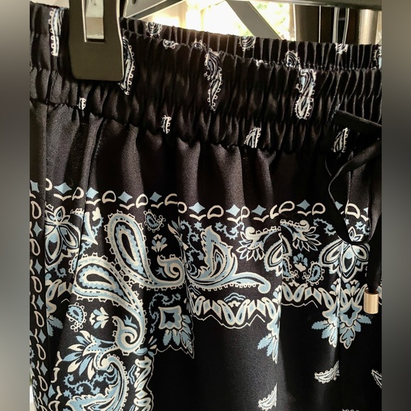 DKNY Navy Patterned Pants - Picture 5 of 7